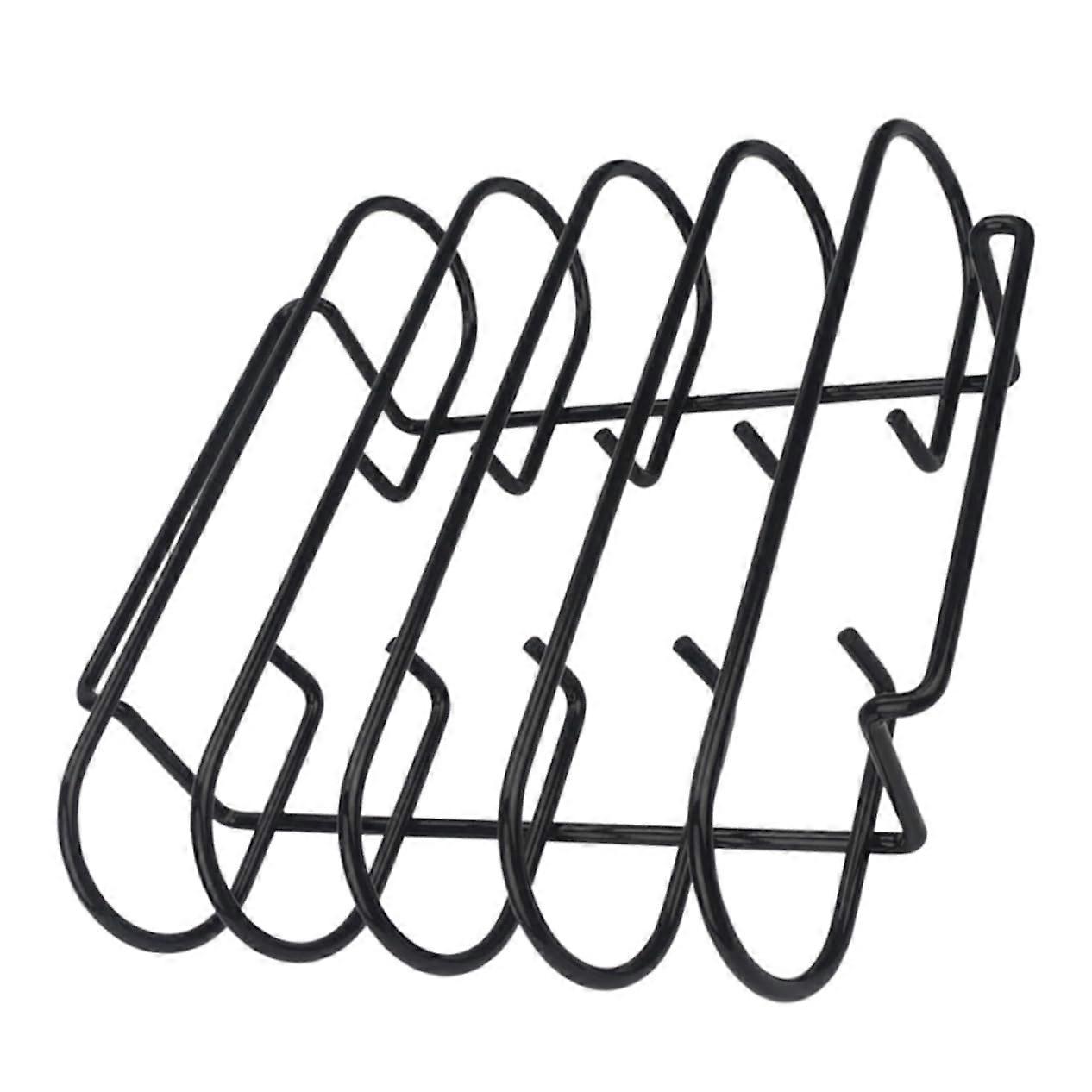 BBQRibRack NonStick stainless steel rust black