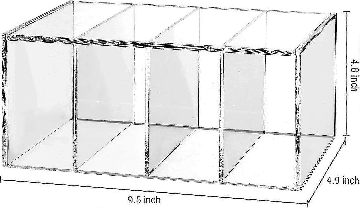 Transparenter Acryl-Kaffeepadhalter für Kaffeebar-Organizer