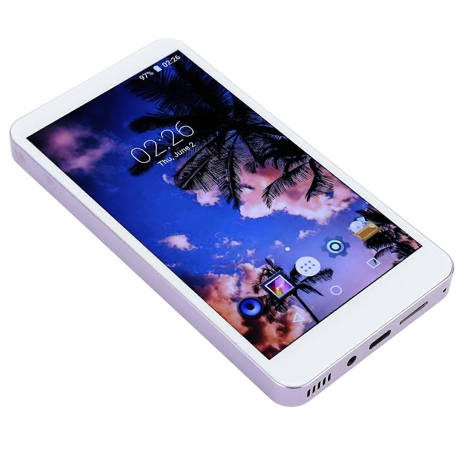 MP4 Player for Android 5.0inch 1920x1080 IPS Touch Screen 2200mAh High Speed WiFi Bluetooth 5.0 Portable MP4 Player for Music Movie Purple 16+64GB Ex