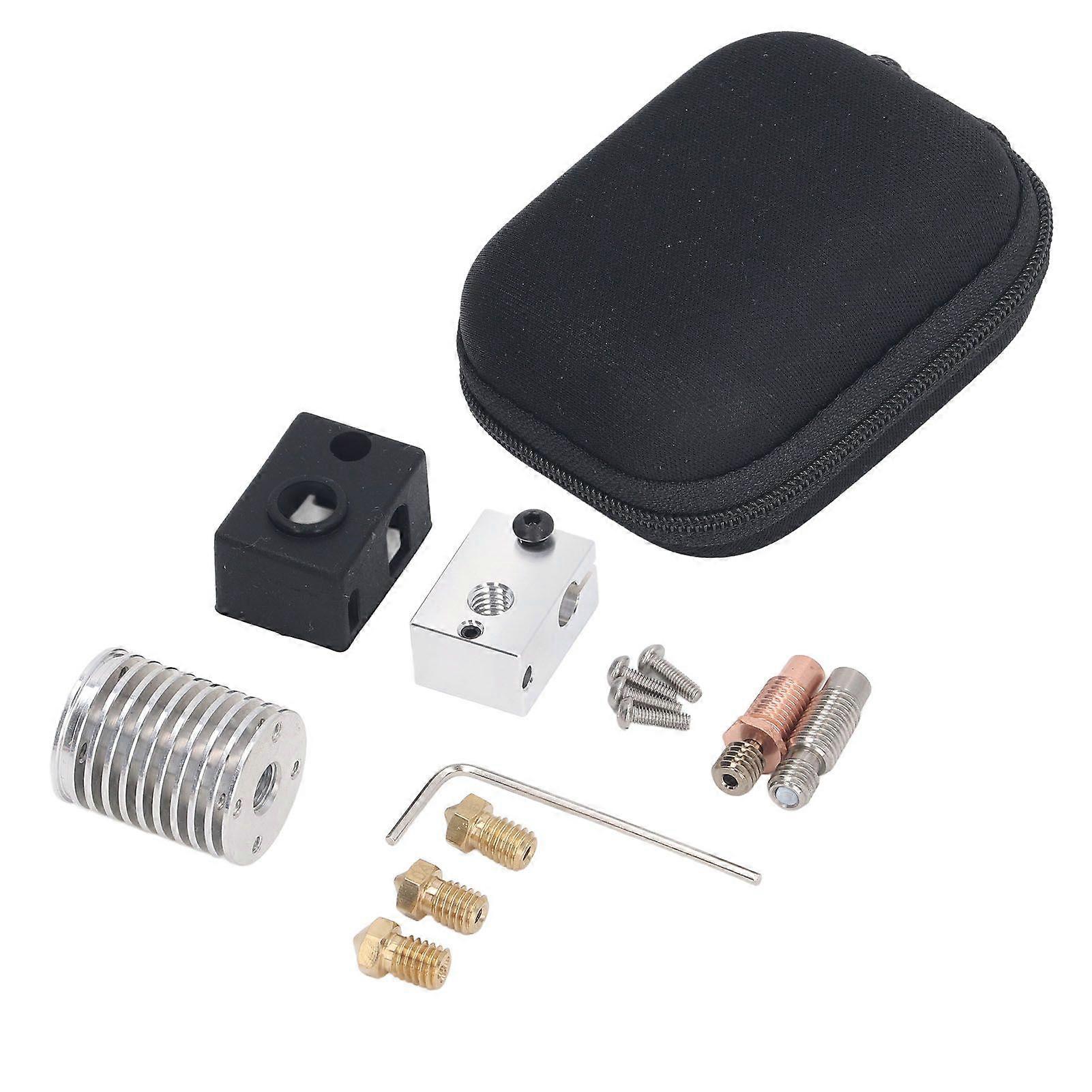 Hochwertiges E3D V6 Hot End Kit Druckkopf Ersatzhahn 0,4 mm Düse 3D