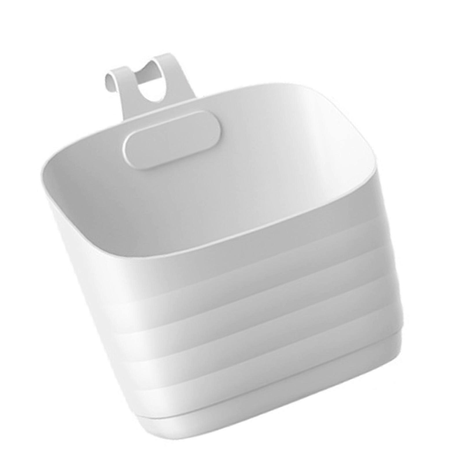 Kitchen Hanging Storage Basket Wall Mounted Onion Garlic Ginger Organizer Punching Free Stackable for Bathroom 