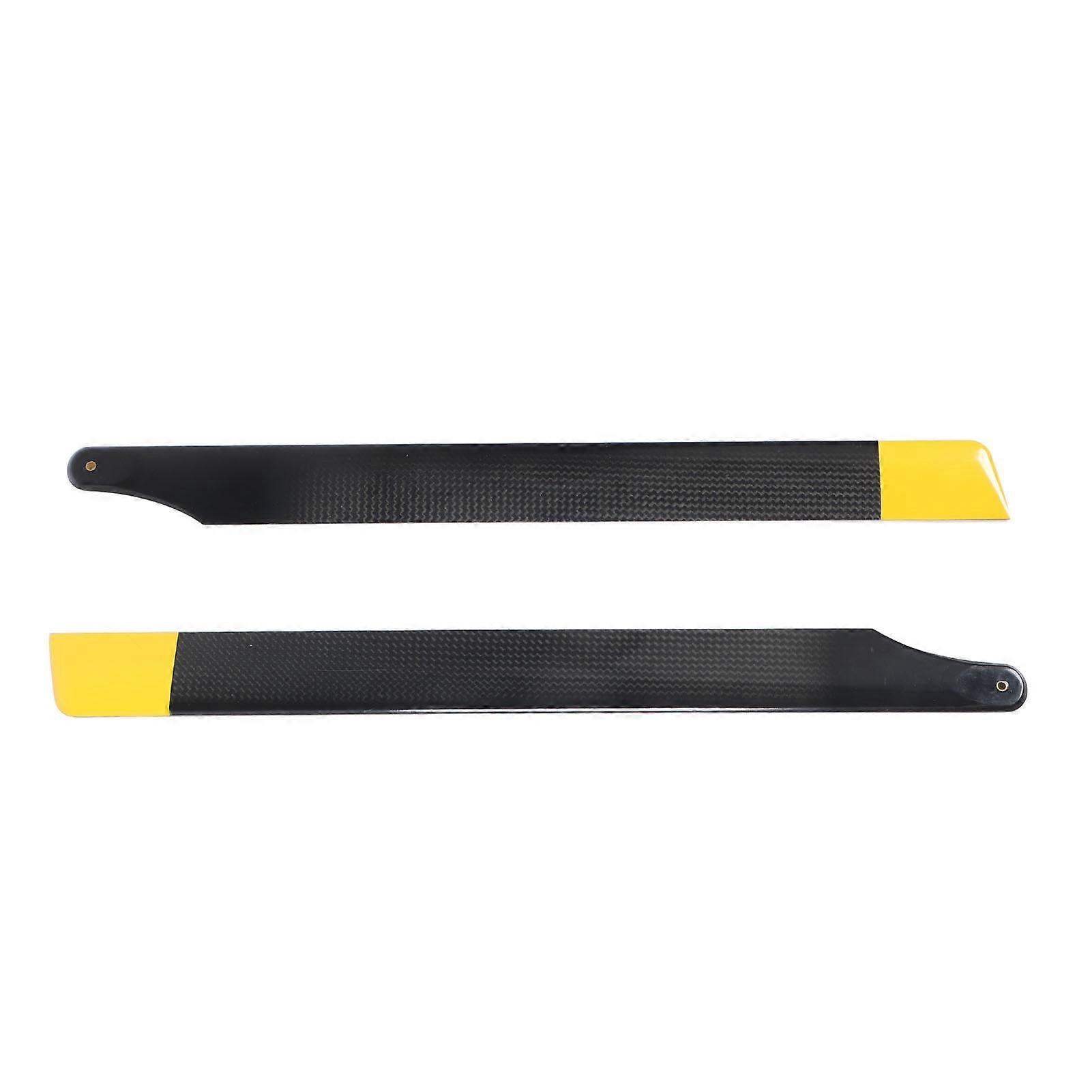 2PCS RC Helicopter Main Rotor Blades Efficient Power Conversion Low Noise Precise Control Flywing BELL206 Replacement Parts