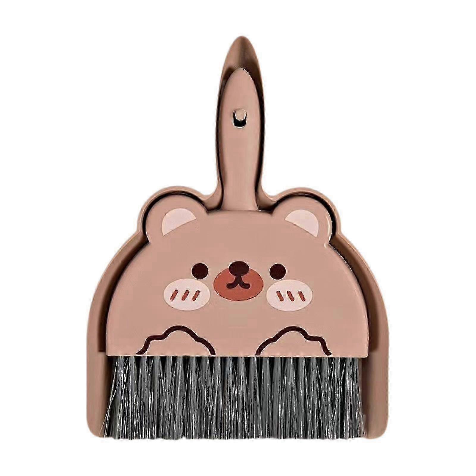 2025 Compact Mini Broom & Dustpan Set with Brush - Portable Cleaning Tools for Home Office Bedroom Small Spaces