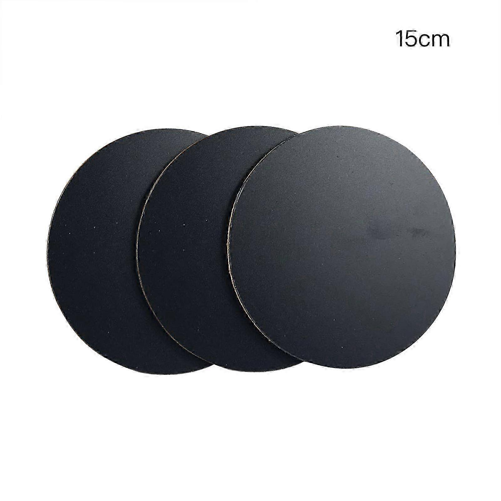 2025 15CM Soft Cork/Plastic Plant Coasters - 3 Pack, Eco-Friendly