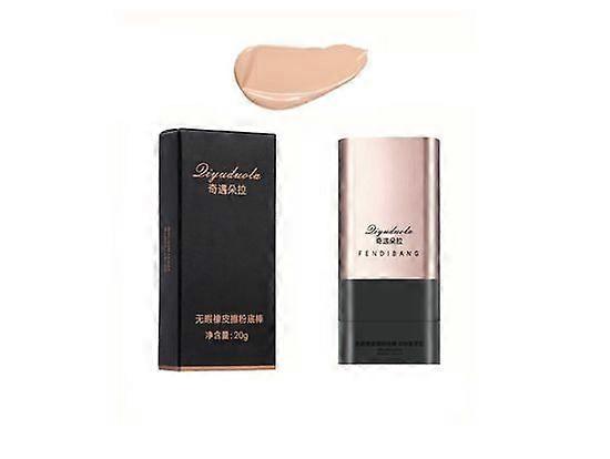 2 Σε 1- Luxury Anti-Wrinkle Foundation Stick, Flawless Eraser Foundation Stick With Brush, Contour Stick Foundation Face Stick, Makeup Eraser Foundati