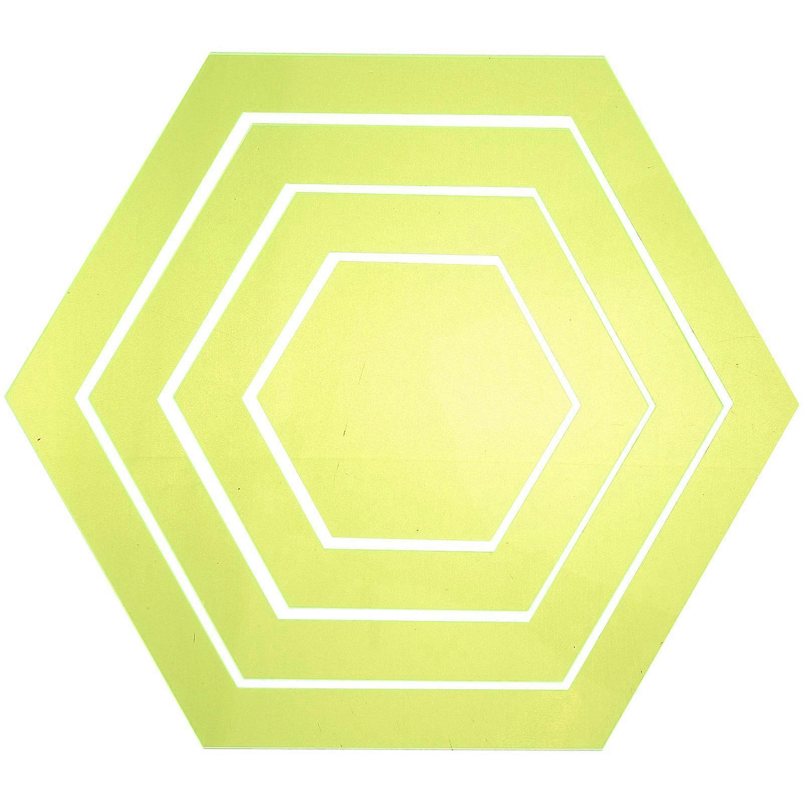 Here's a polished and professional product description for your **4pcs Hexagon Quilting Ruler Acrylic Sewing Template**:
### **4PCS Hexagon