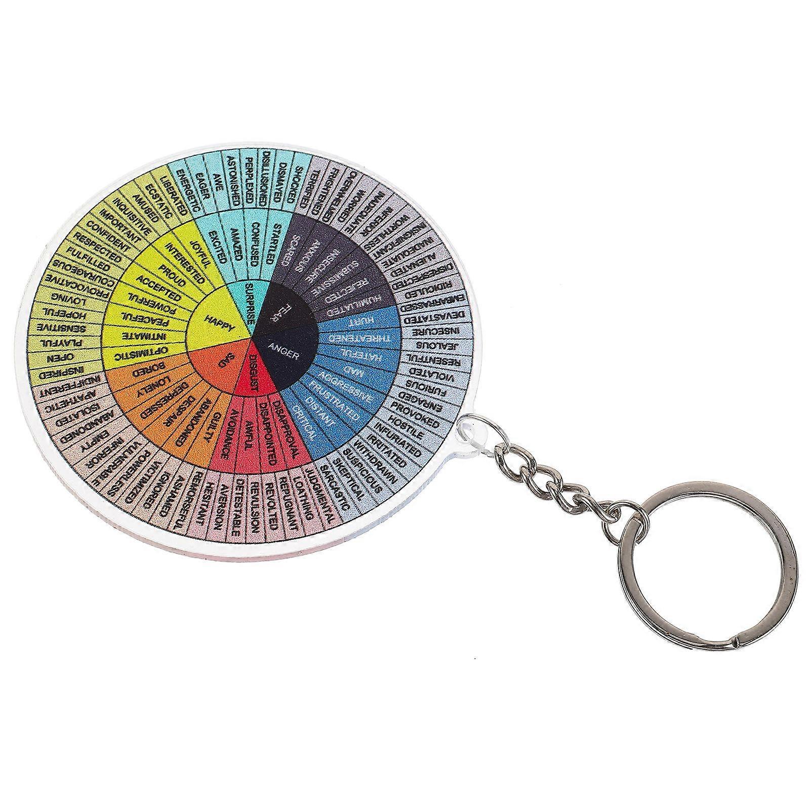 Durable Keychain with Feeling Wheel, Beautiful and Practical,