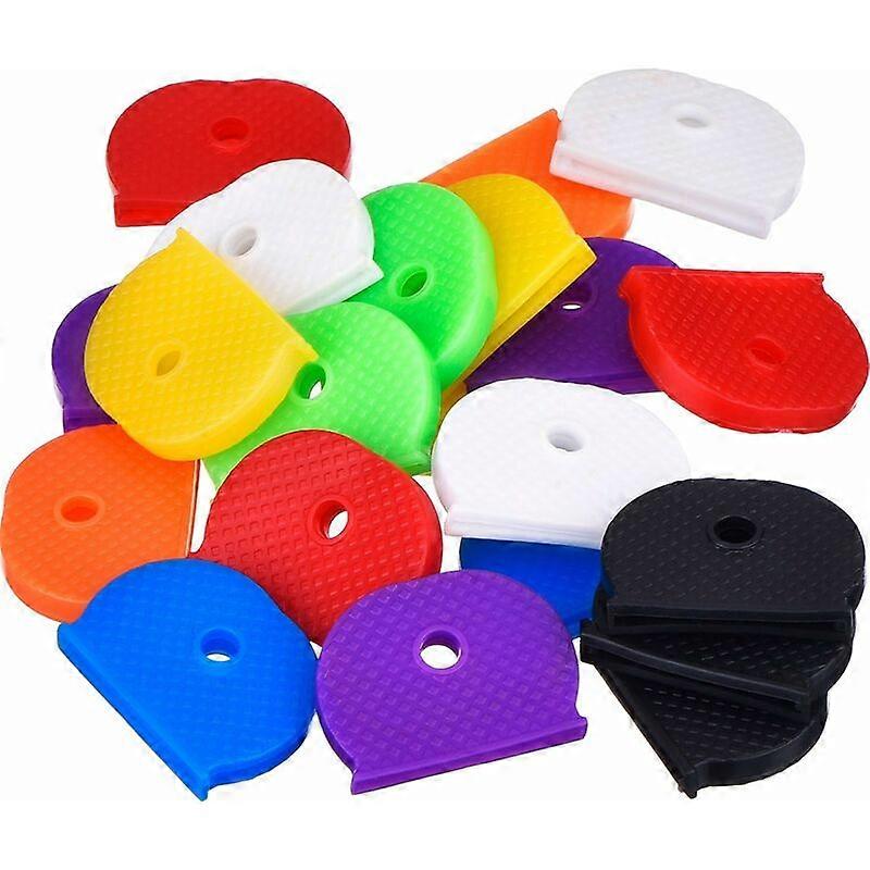 32 Key covers - key covers - Key labels - Key case - PVC - color - 2.5*1.8*0.3 cm - to easily recognize your keys