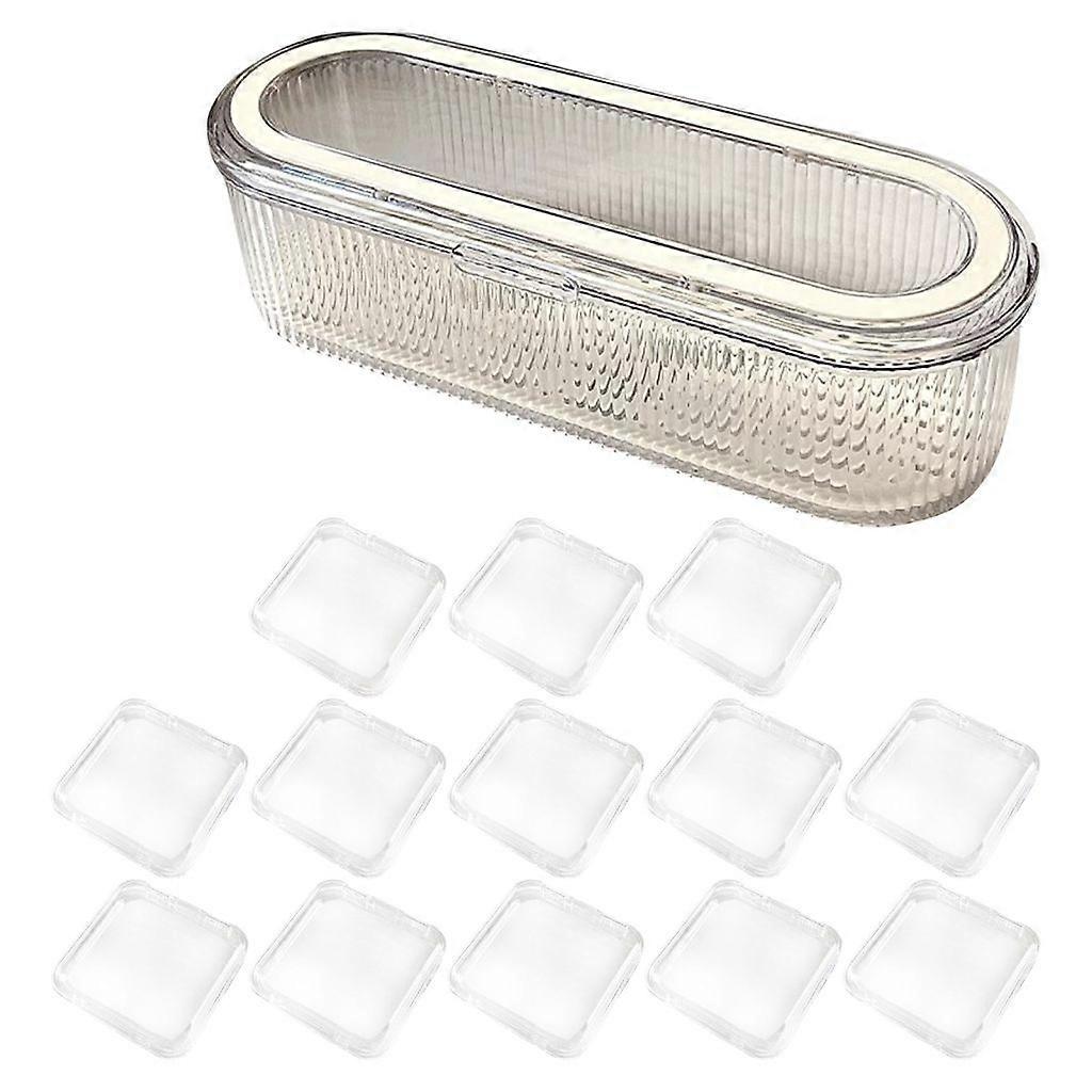 Versatile Jewelry Storage Box with 13 Bracelet Pockets Oxidation Easy Access