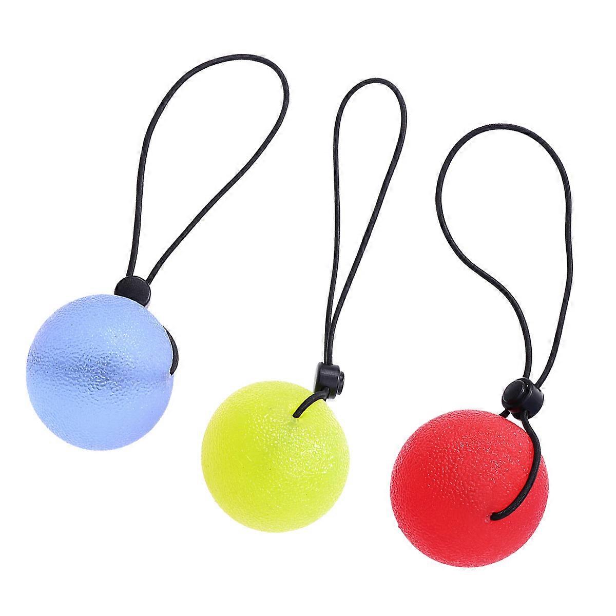 Egg Shaped Hand Exercise Balls Prevent Stiffness All Ages 3Pcs