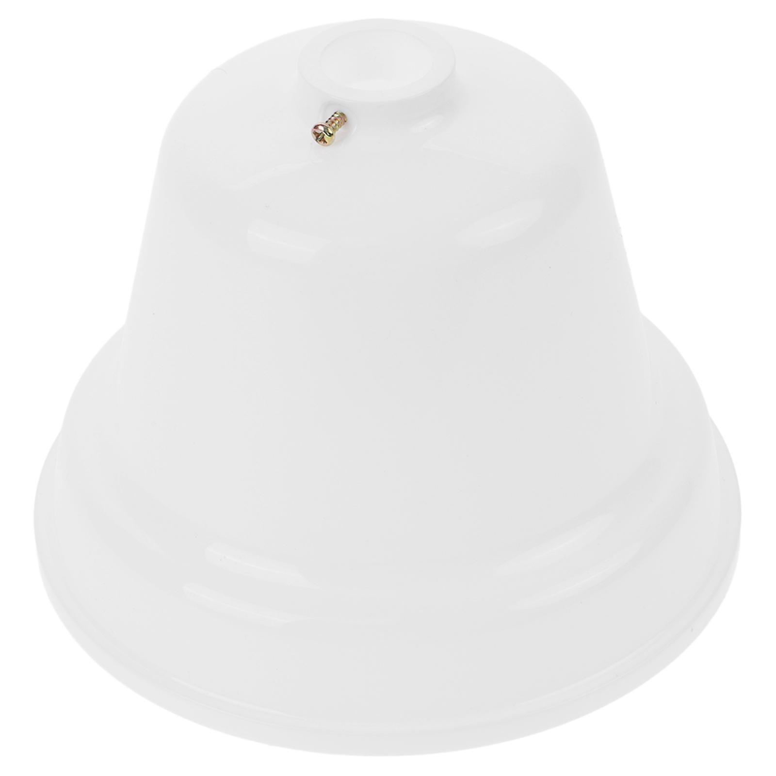 Ceiling Fan Bottom Decoration Modern Design White Plastic Dust Protection 2Pack