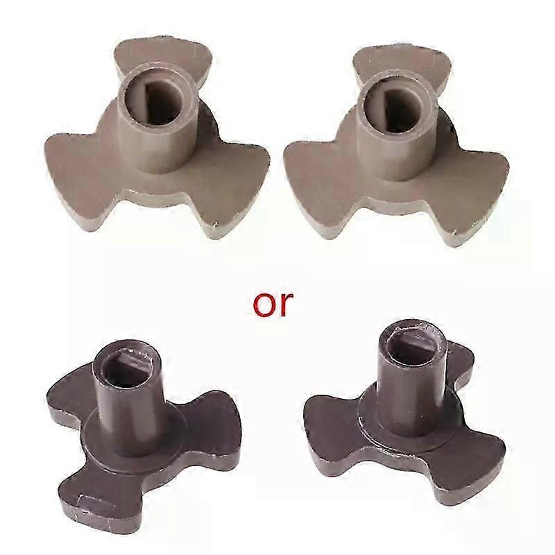 2Pcs 14mm Microwave Oven Turntable Roller Guide Support Coupler Tray Shaft