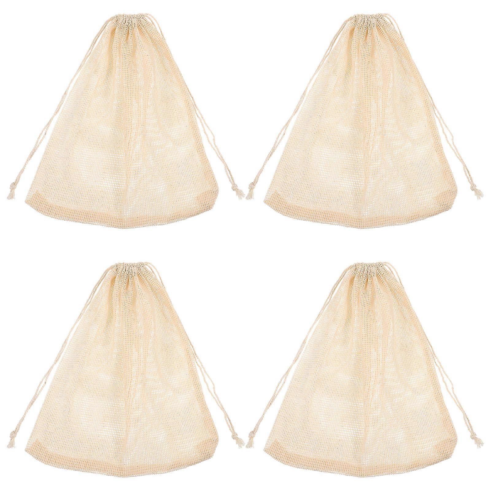 Crab Boil Seasoning Bag Seafood Boil Bags Home Cooks Cotton Thread Double Drawstring Design 4Pcs