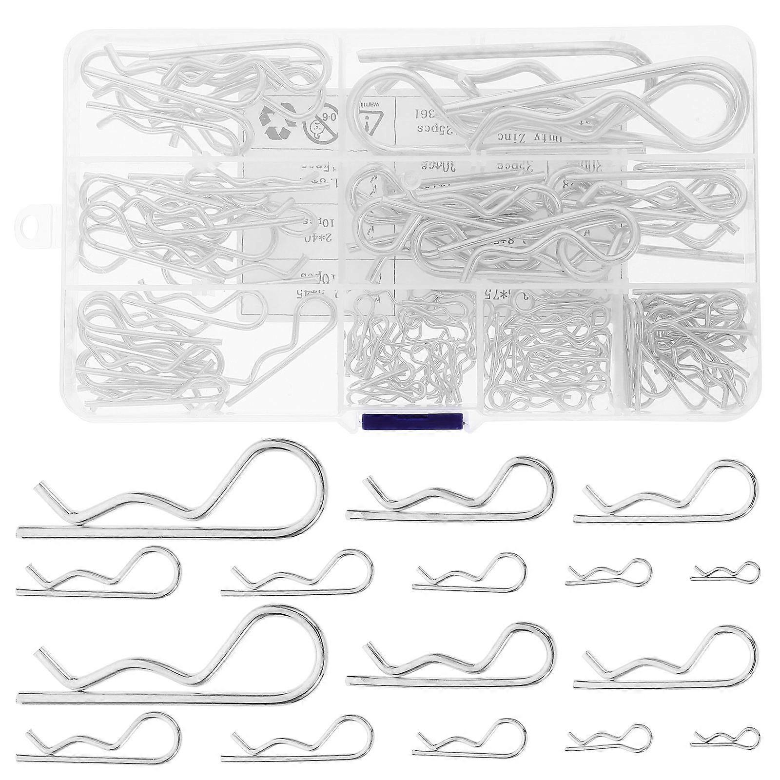 Locking Trailer Hitch Pin Spring Fastener Hardware Rv Repair Work 125Pcs