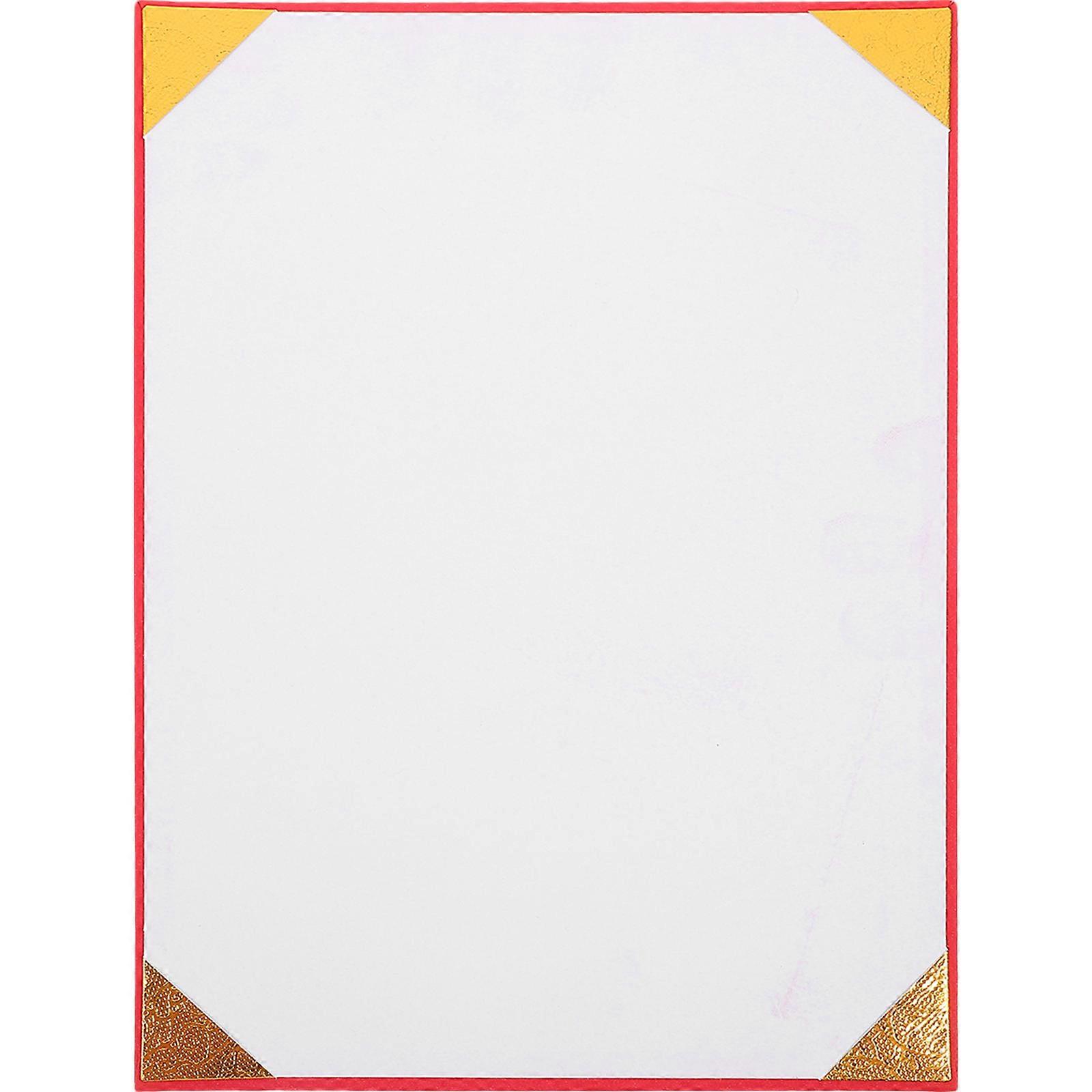 Certificate Papers Award Certificate Papers White Paper Design 12.10X8.72X0.14in For Documents 1 Sheet