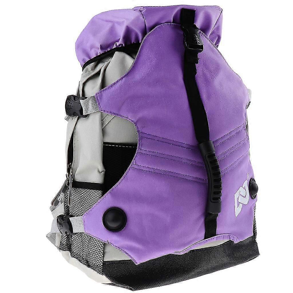 רולר סקייטס תרמיל ספורט מחליקים על הקרח תיק אחסון סגול