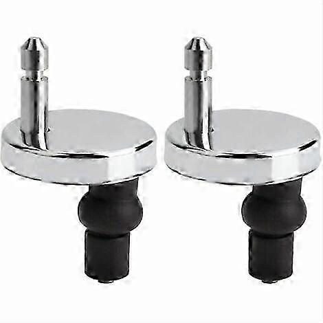 2er-Pack Universal-Toilettensitzscharnier Ersatz - Befestigungssatz für Toilettendeckel und -abdeckung
