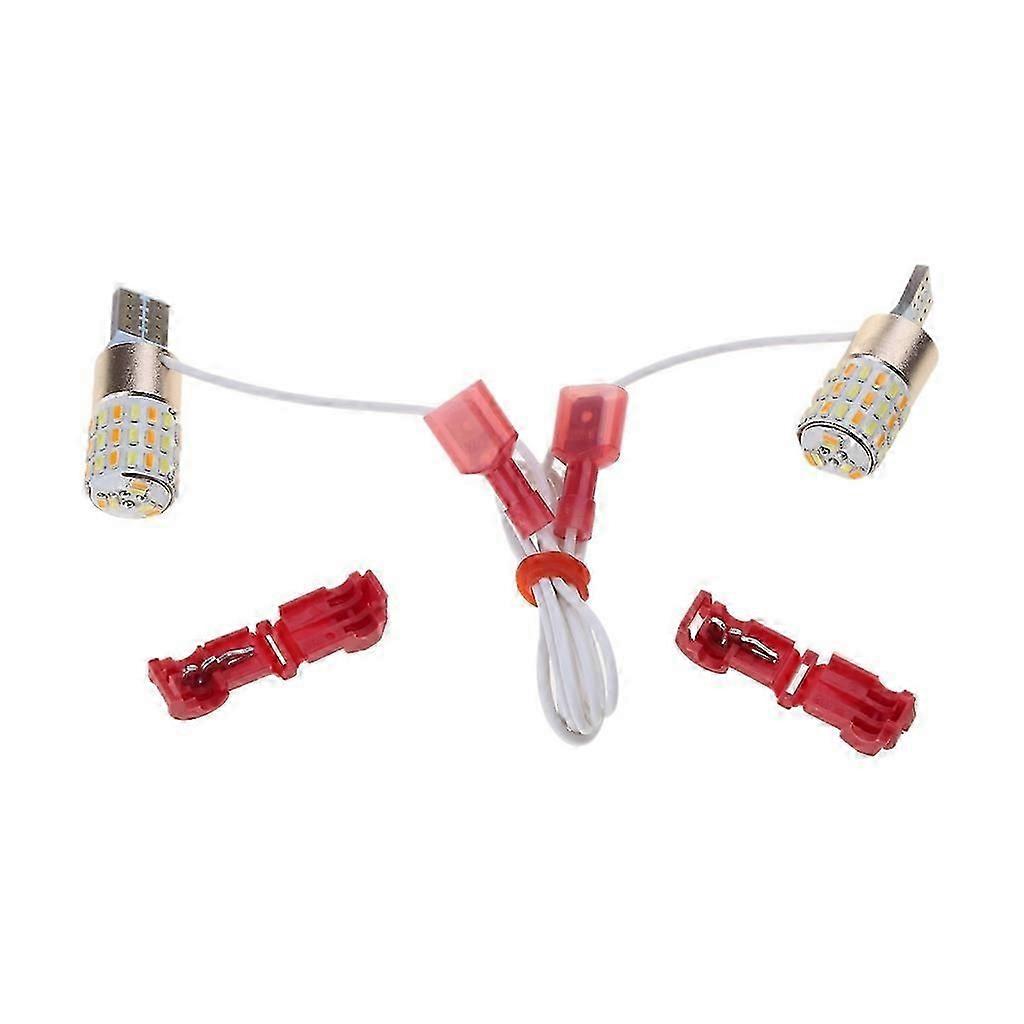 LED Lights Bulbs Width Light with Dual Color Turn Signal Light for Motorbike