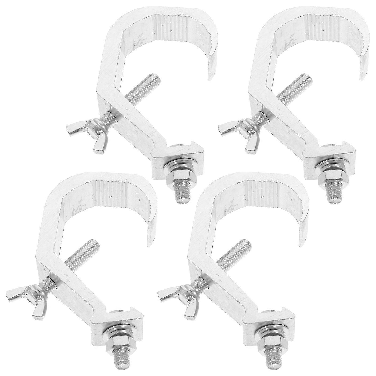 Stage Lighting Accessories Wide Application Stage Light Hooks 13.50X7.50X3.00CM 4Pcs Aluminum