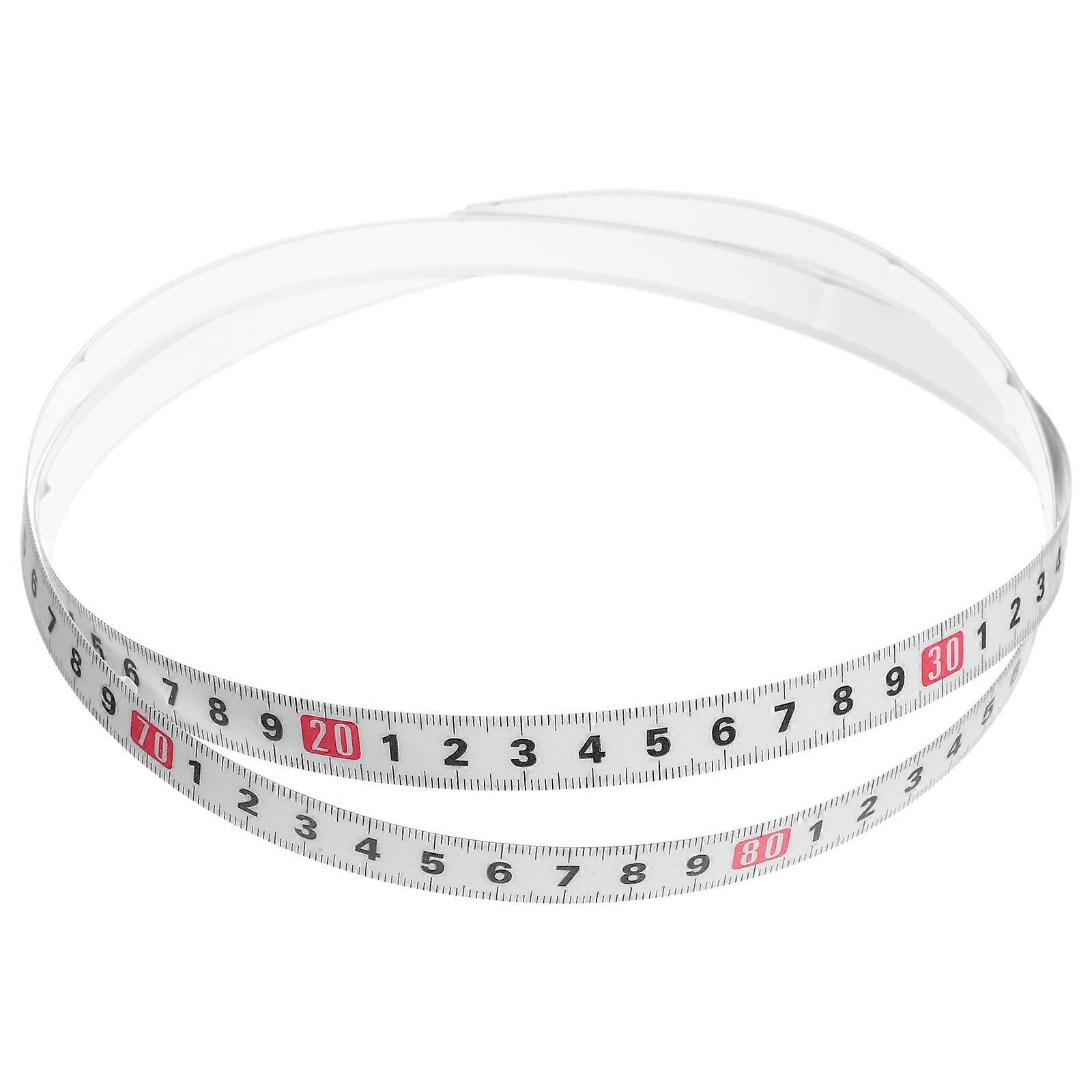 1 Roll Self Adhesive Sticky Measuring Tape 1m Left to Right Reading