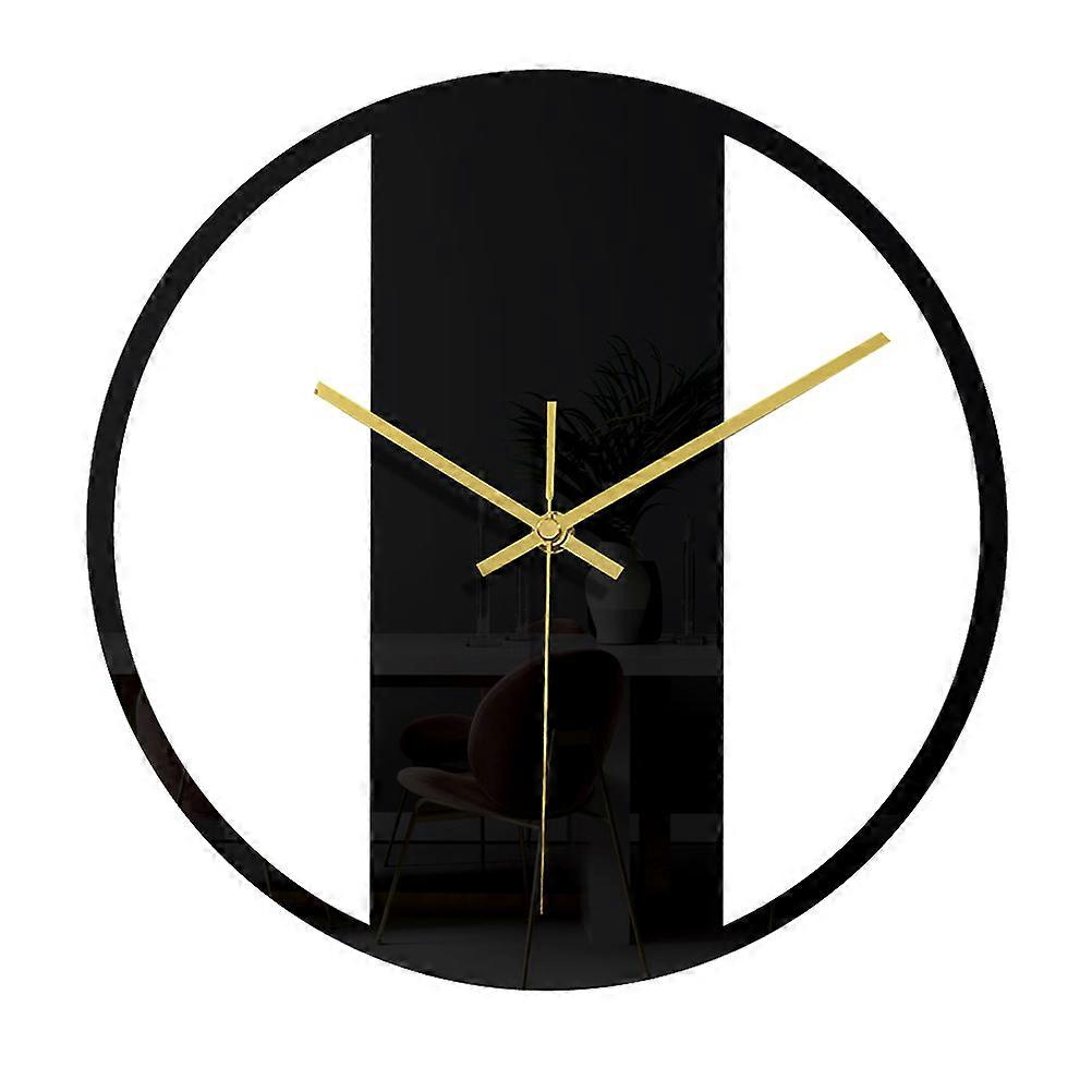 Home Wall Decor Acrylic Circular Wall Clock Modern Style Interior Designers 1Set