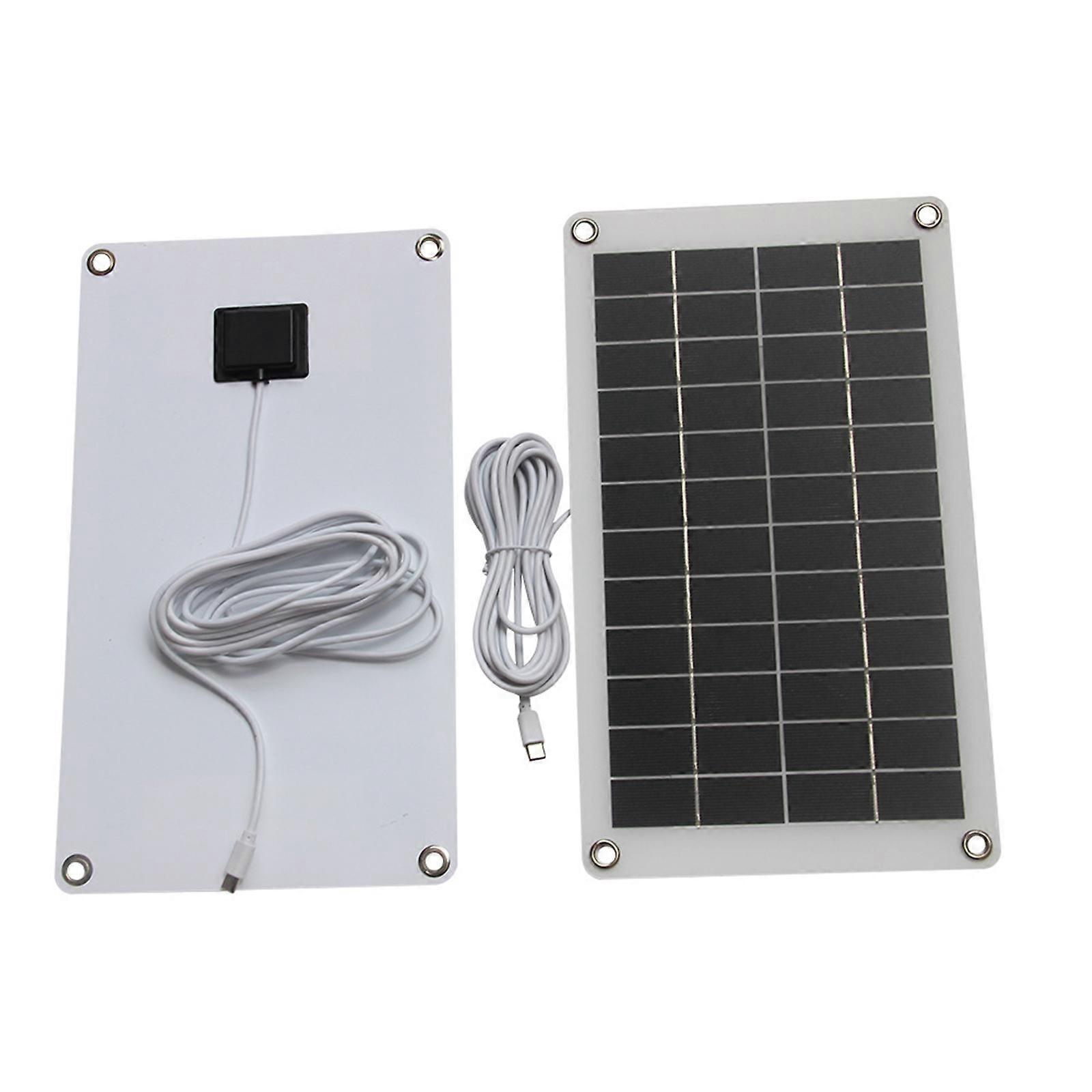 Solar Panel for Security Camera Outdoor 12V 10W Solar Panel Charging Adapter Rechargeable Camera Solar Panel Controller