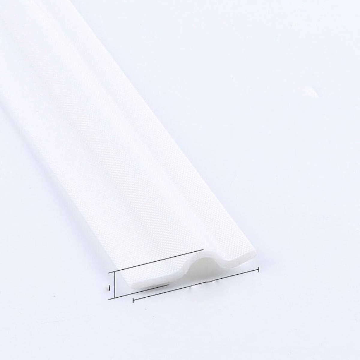 Door Sealing Strip, 10m Self-Adhesive Foam Tape for Sliding Doors, Windproof and Soundproof, Grey, Bianco Color Option