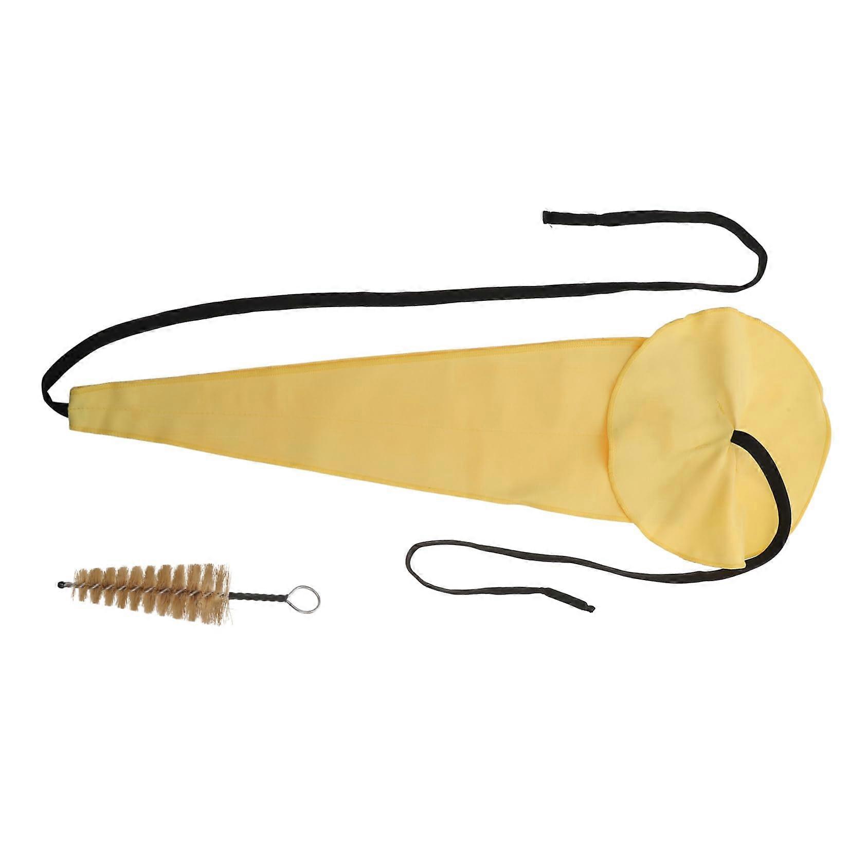1Piece Saxophone Cleaning Kit with Cloth, Brush, Durable, Lint