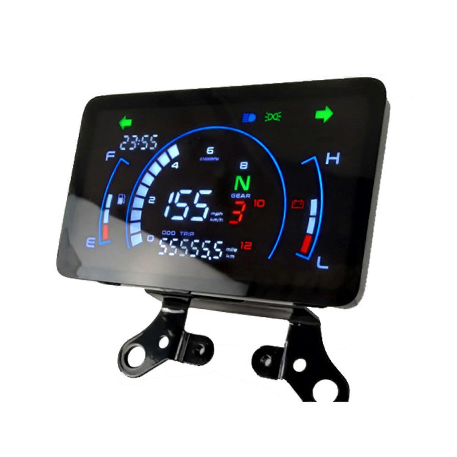 Digital Dashboard Instrument Cluster for 150 Motorcycles with Easy Installation, Accurate Speed and Distance Measurements