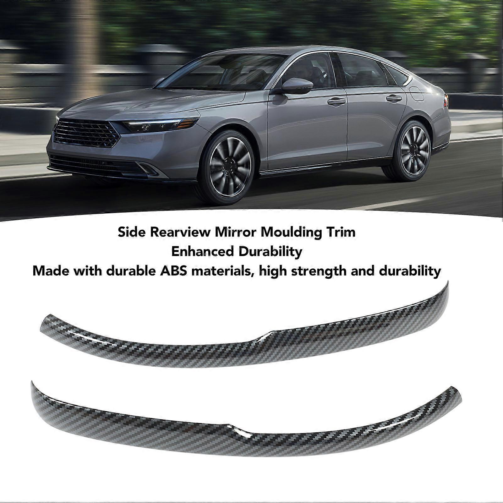 2Pcs Rearview Mirror Cap Left And Right Glossy Black Protective Side Wing Mirror Cover Cap for A3 A4 A6