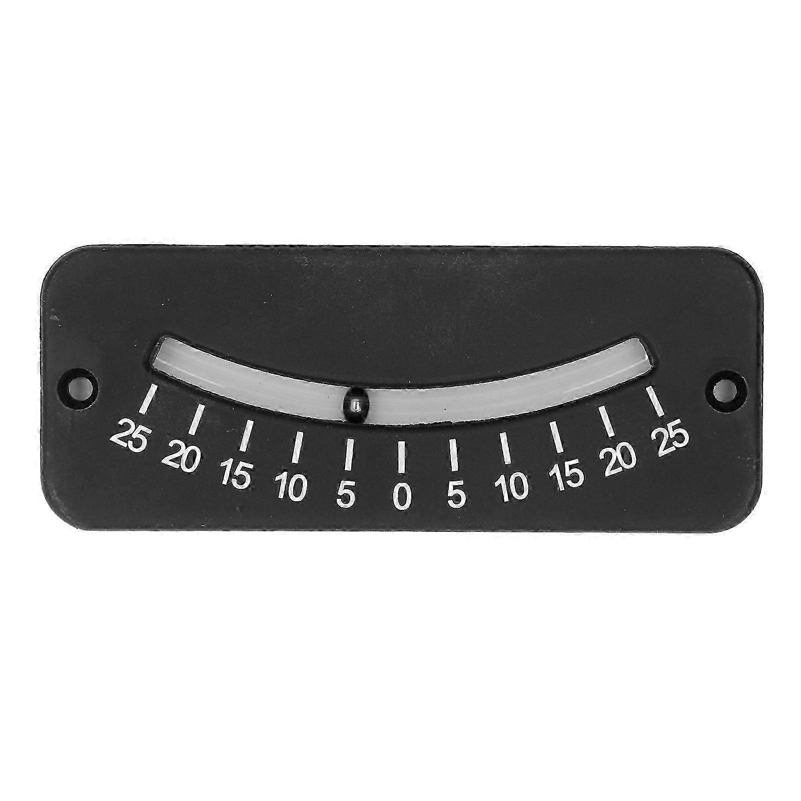 Horizontal Micro Angle Tester Tube Clinometer -25 to 25 Degree Level Slope Indicator for Woodworking and RV Leveling