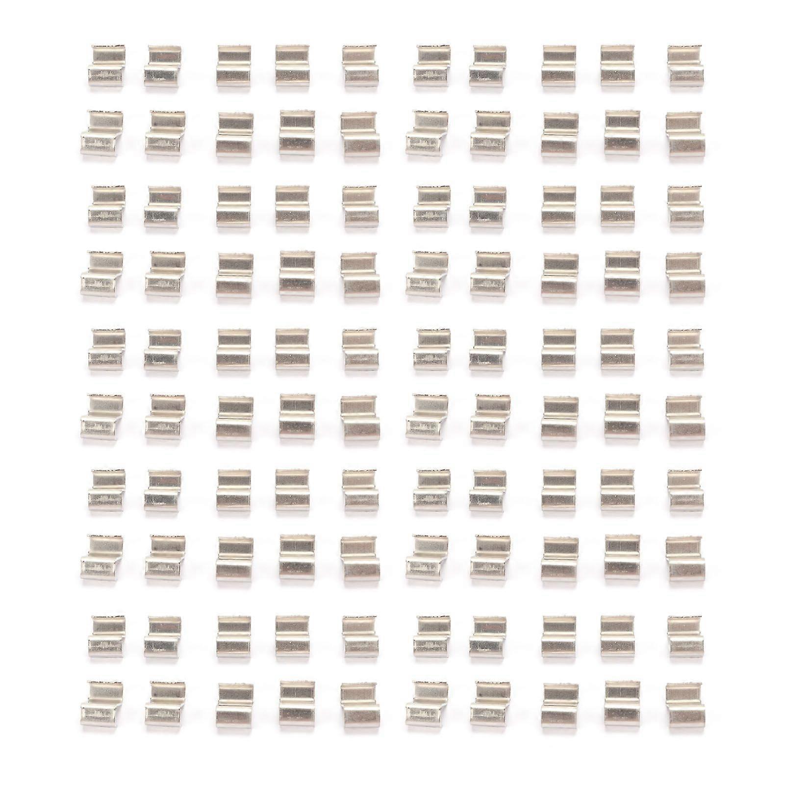 2025 Latest Model  100Pcs Z Type Spring Clips Stainless Steel Safe Easy