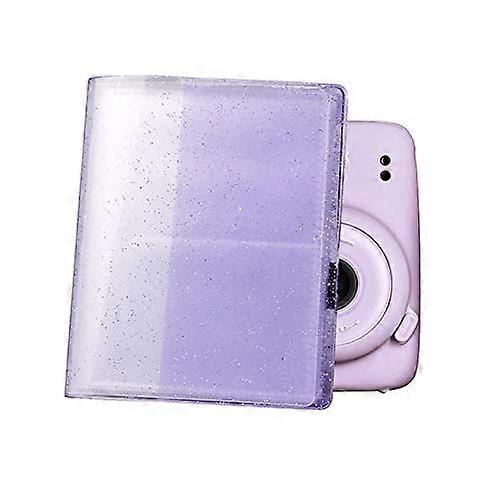 64 Pockets 3' Glossy Colorful Mini Photo Album Film Book Screen Protector Compatible with Fuji Instax Mini 11 9 8 8 70 7s 90