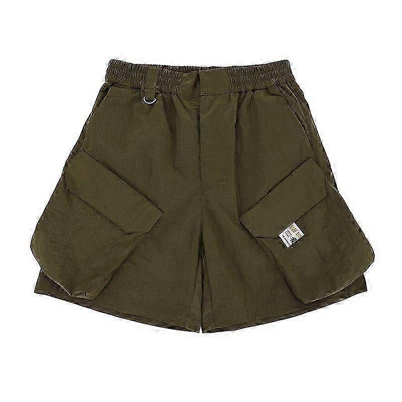 Spring And Summer New Trendy Brand Cold Quick-Drying Outdoor Multi-Pocket Working Five-Cubic Shorts Thin Style