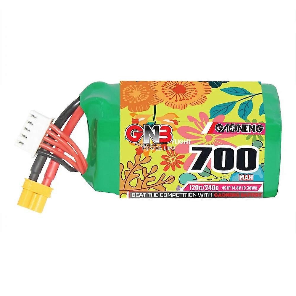 GAONENG GNB 14.8V 700mAh 120C 4S LiPo Battery XT30 Plug for Cinelog25 V2 2.5 to 4 Inch RC FPV Racing