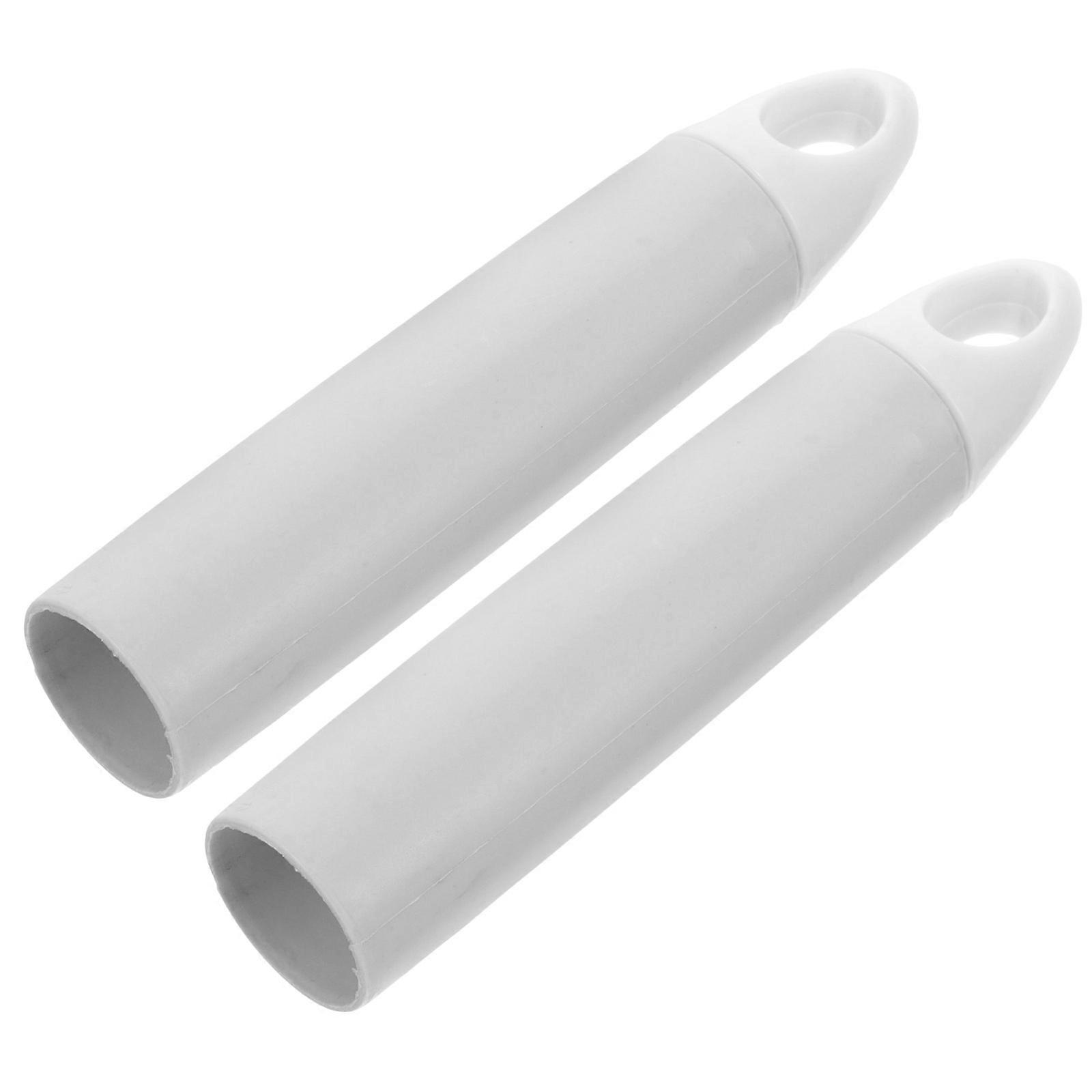 Floor Cleaning Broom Handle Grip Clothesline Pole Sleeve Household Users Easy Installation 2Pack