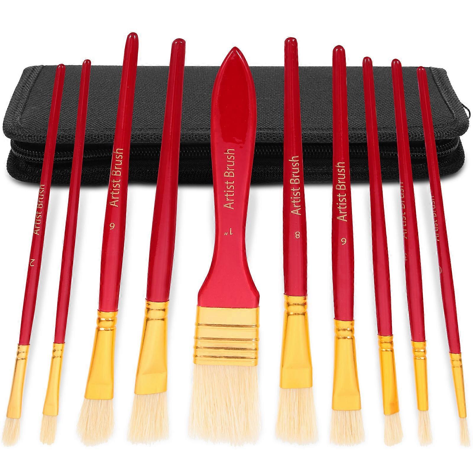 Professional Watercolor Brush Set For Travel Size 19.3X2.1X1.2CM 1Set