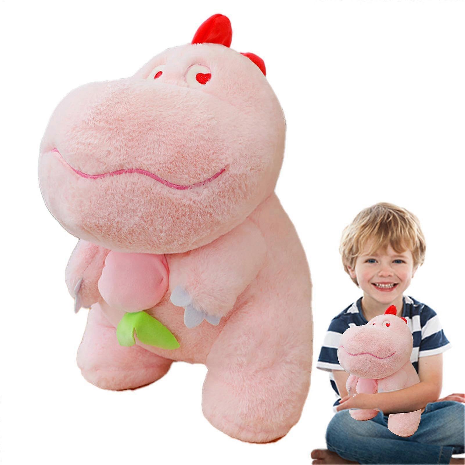 Sauri Plush Toy - Cute 25 Cm Fruit Design Plushie, Soft Saucen Plush Toy for Kids in Pink Color