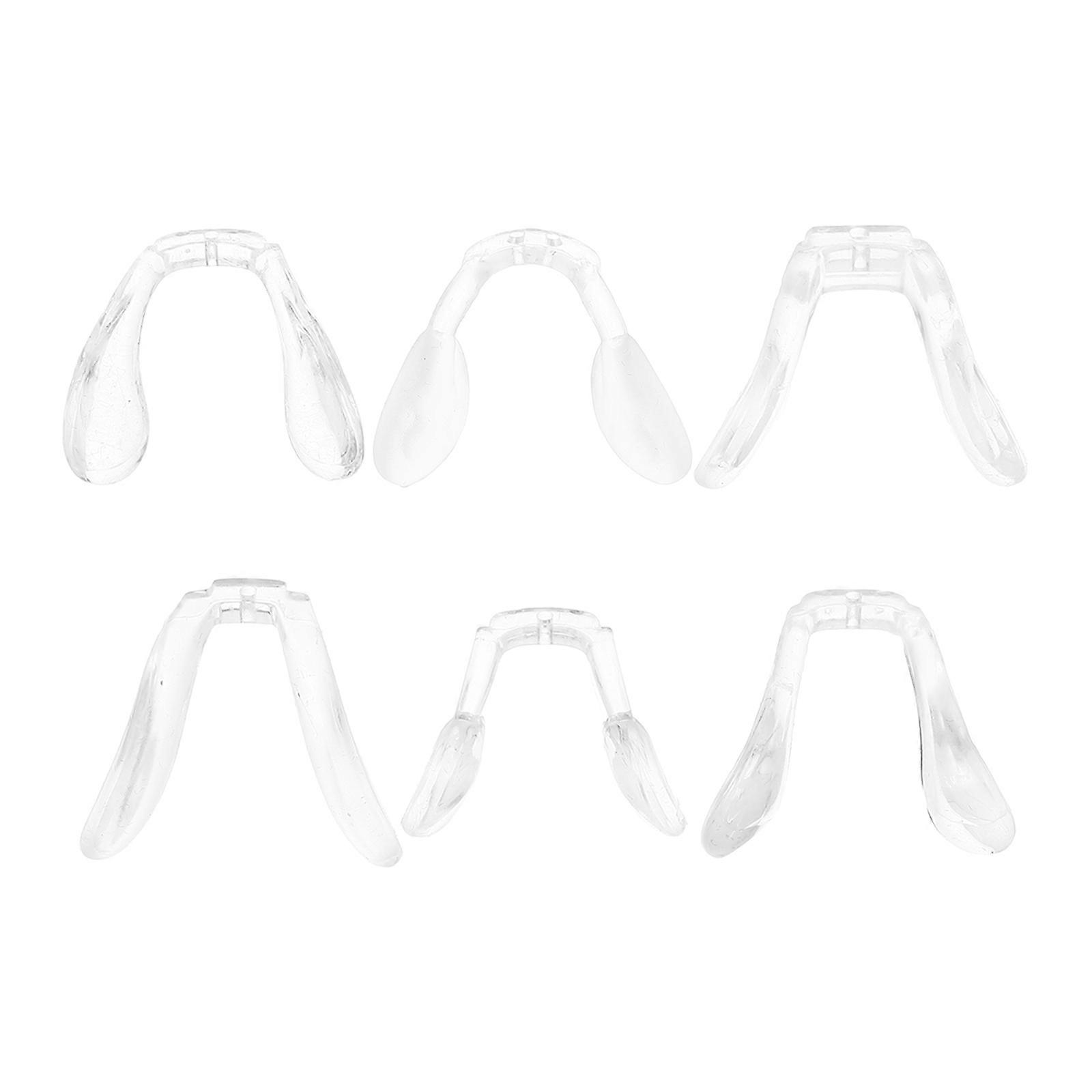 Here's a refined and professional product description based on your input:

 

**6PCS Transparent Silicone Nose Pads for Glasses – Replacement Soft &