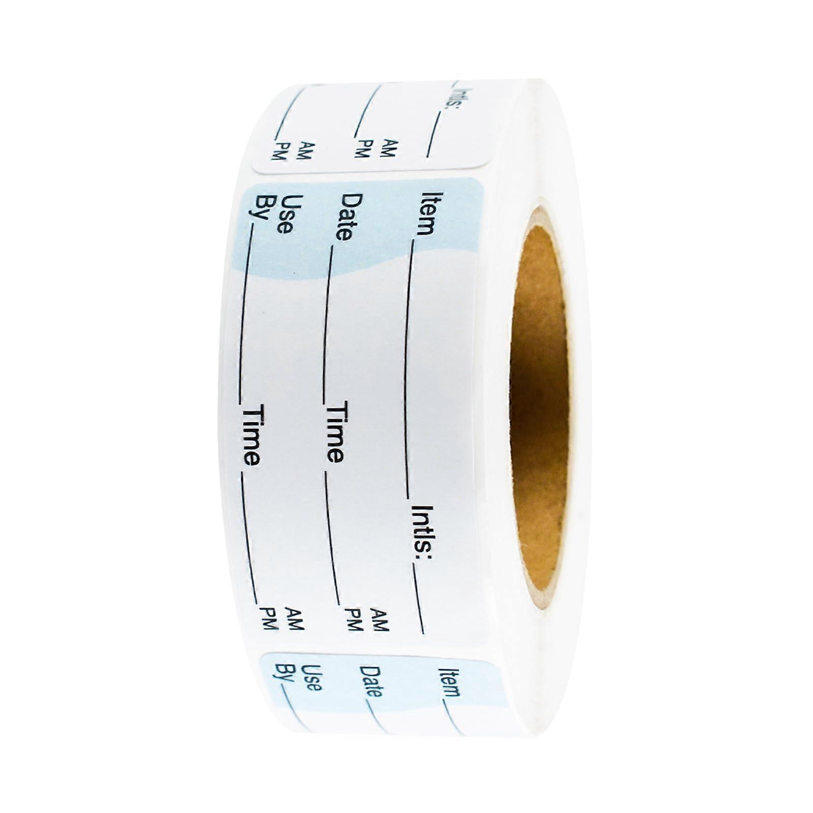 L Freezer Labels Self-Adhesive Removable Date Labels for Food Containers and Glass in the Kitchen