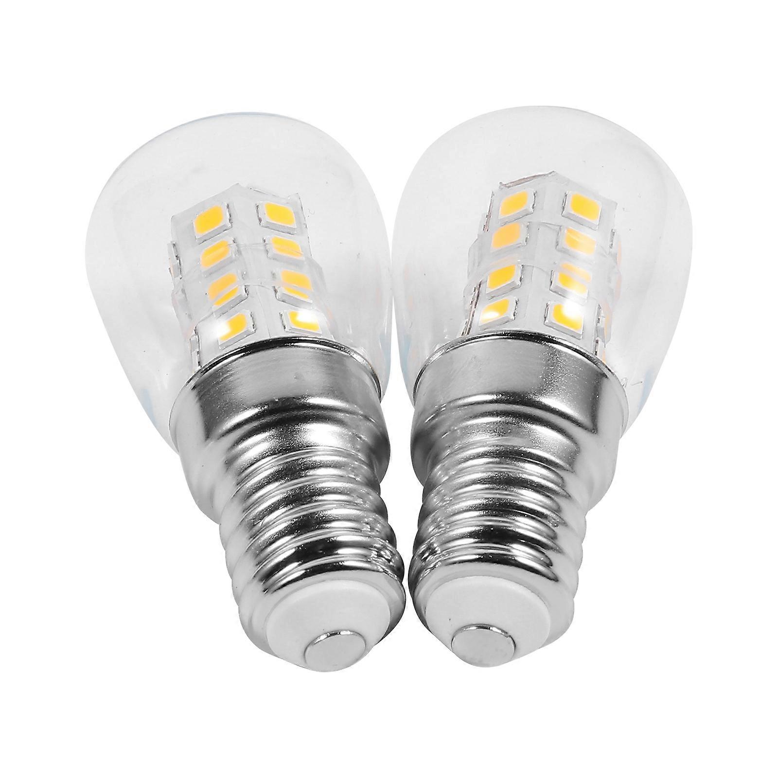 Refrigerator Light Bulbs Ceramic Replacement Fridge Light Bulb For Sewing Machine 2Pcs