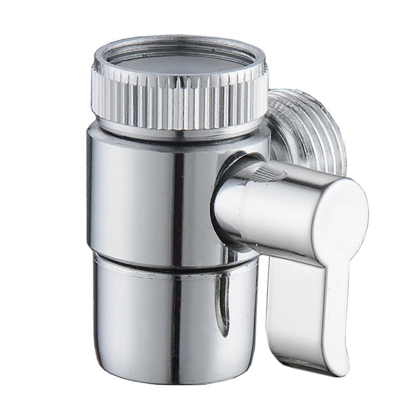 Faucet Diverter Valve with Air Hose Splitter 0.5 Thread Easy Installation for Shower and Garden Hose Connection Ref: 9814