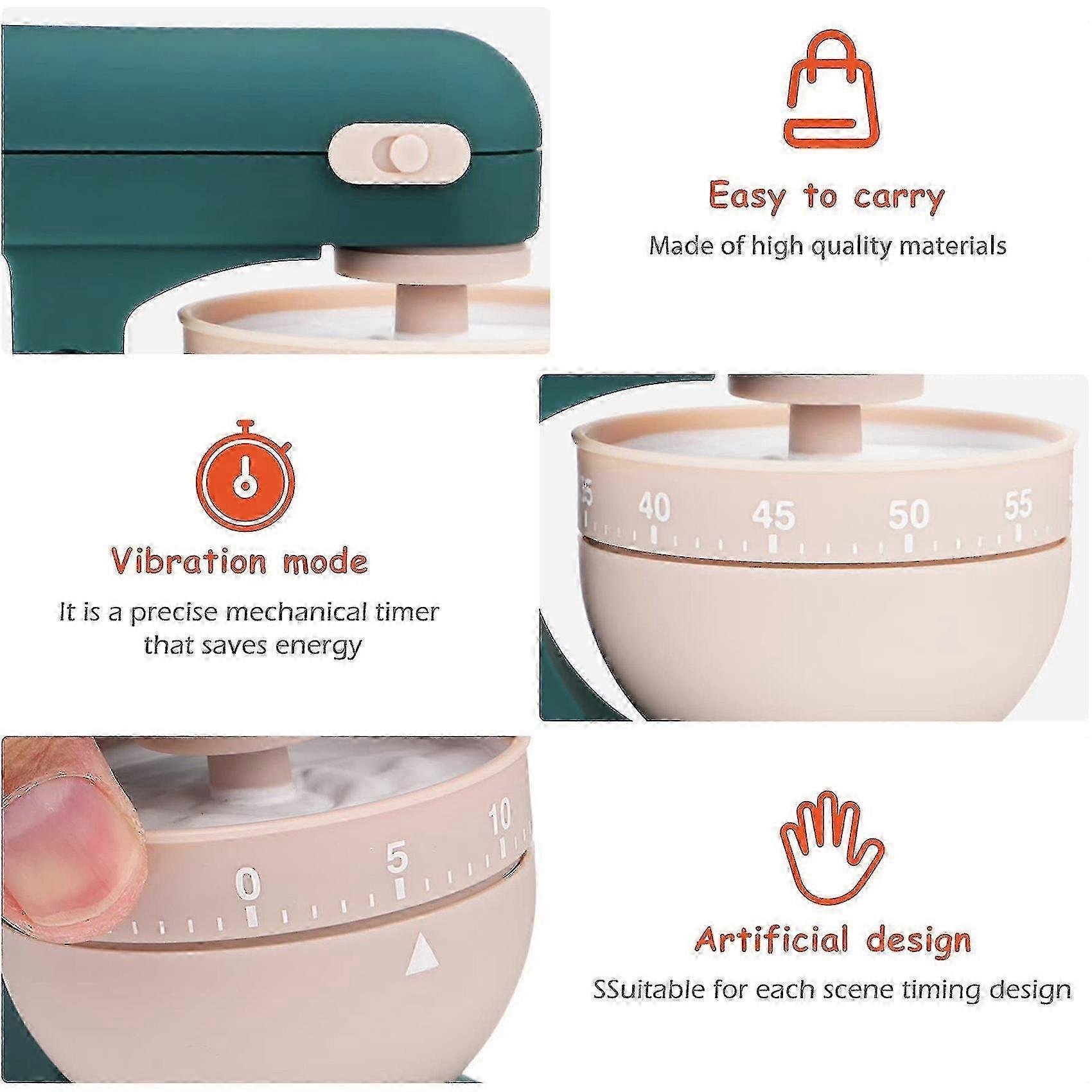 ZENGO Hand Mixer Timer Egg Beater Kitchen Cooking Timer Clock Compatible With Baking