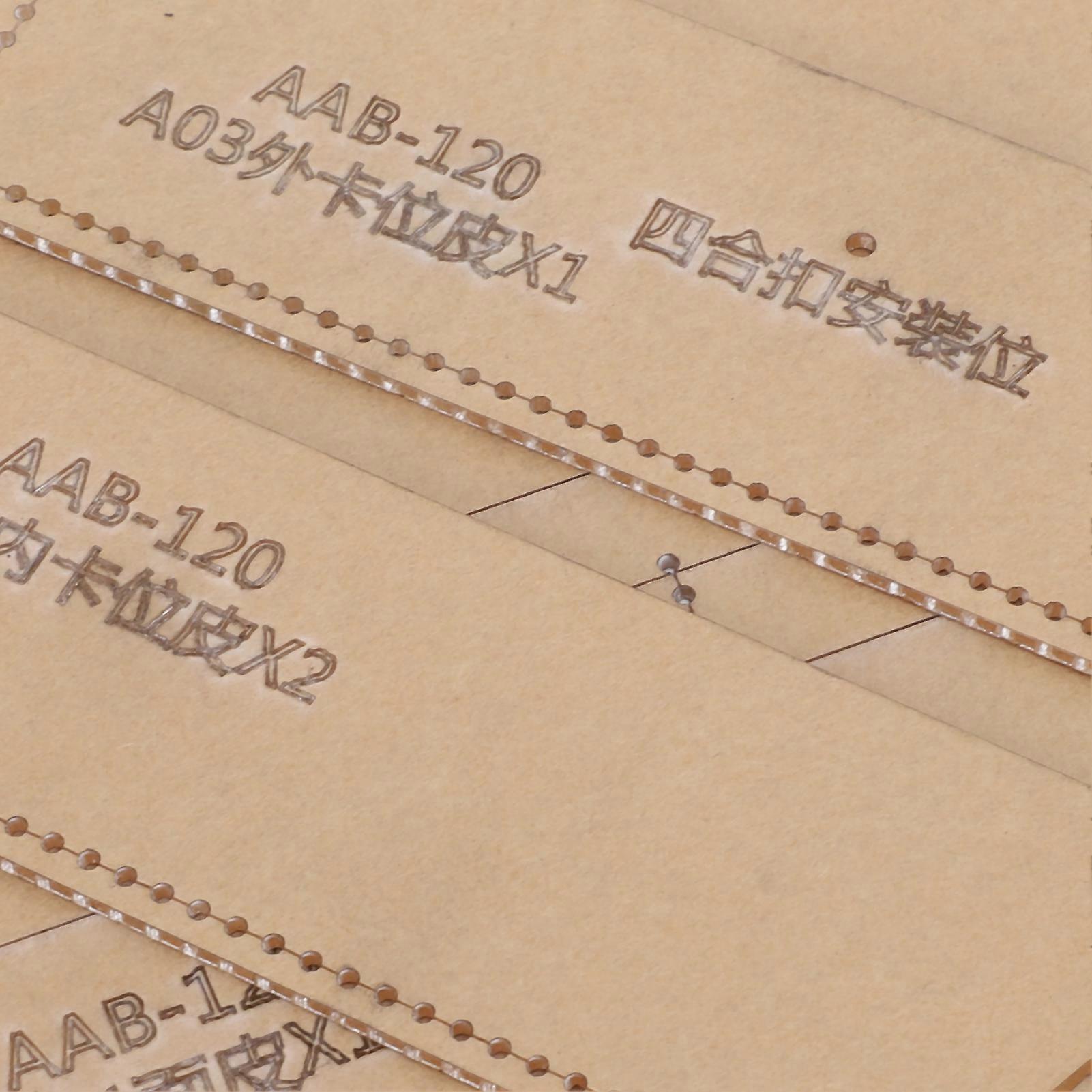 Long Wallet Acrylic Pattern Leather Cutting Template Model Set DIY Tool for Bags