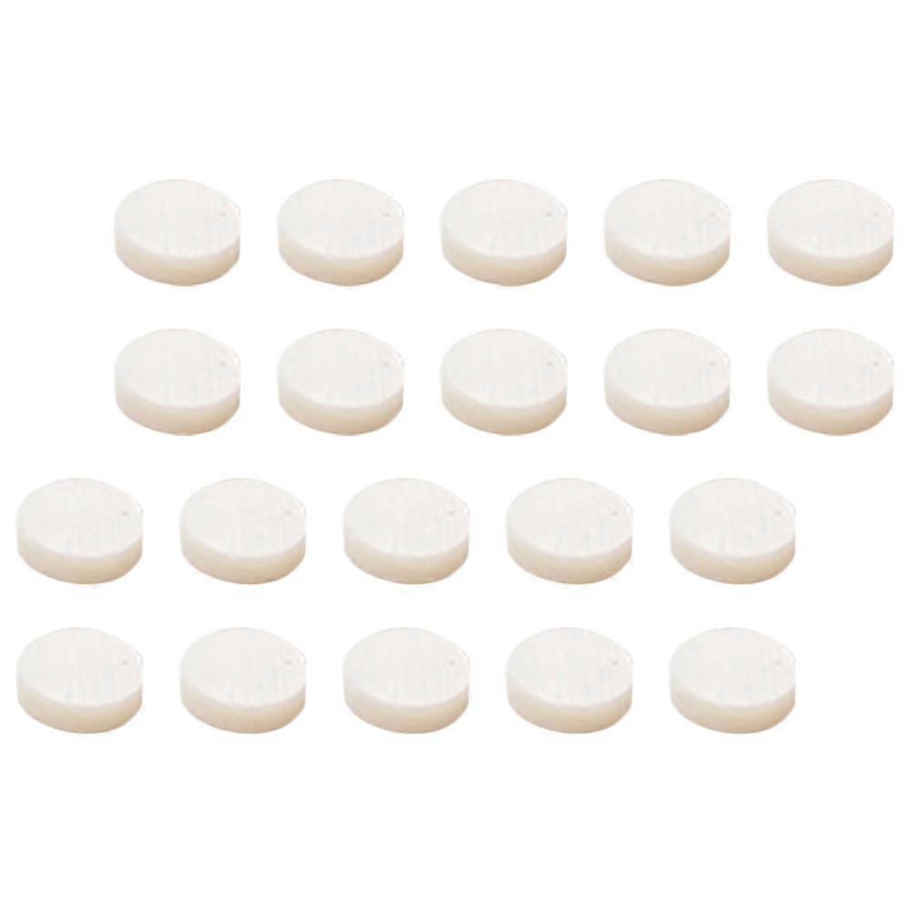Guitar Fretboard Dots Markers for Family Musicians Children Decorative Accessory 0.5X0.5CM Shell 20Pcs