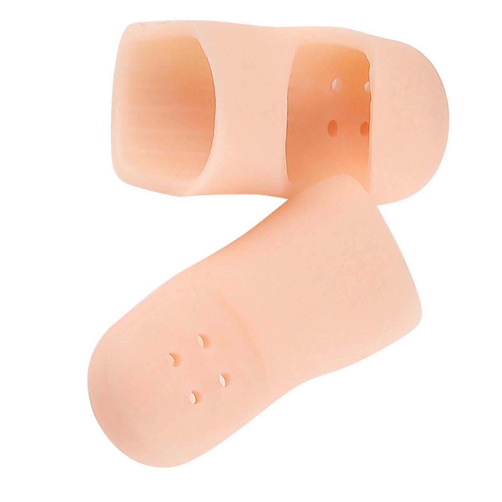 Flexible Silicone Toe Caps for Hammer Toes, Corn Protection, Daily Comfort, Soft Cushions, Size Adjustable