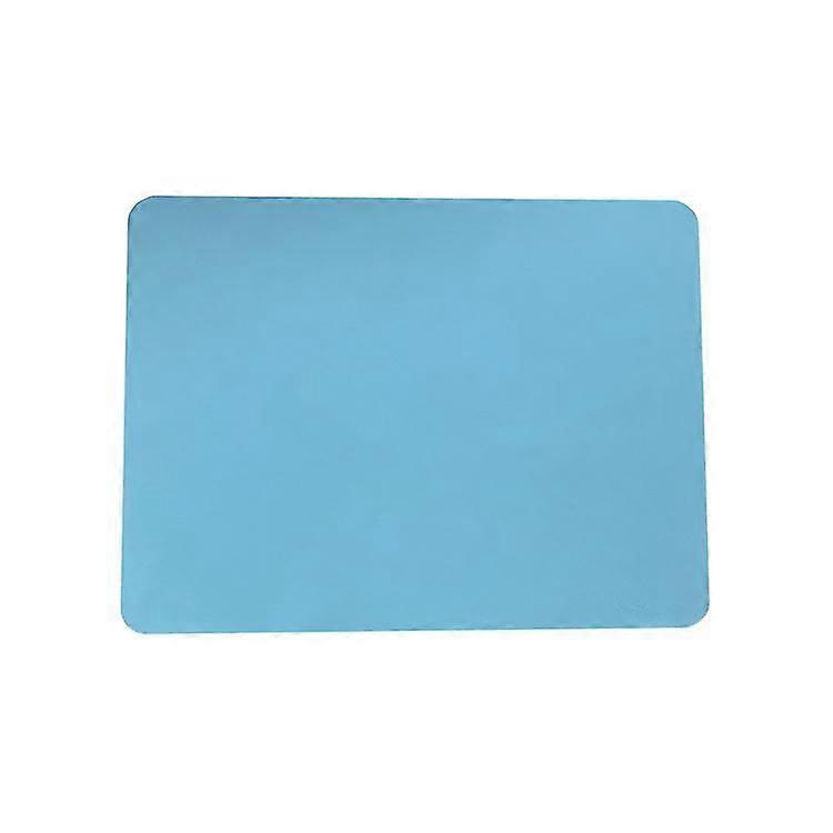 Heat Insulation Non-Slip Plastic Mat for Dining Table (Sky Blue)