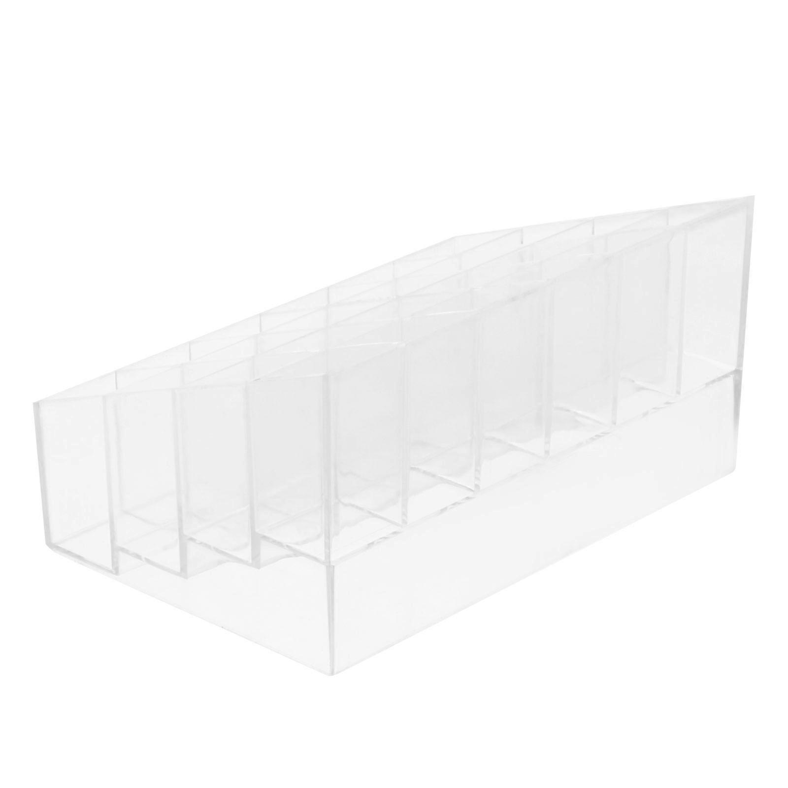 Cosmetic Storage 2 Pcs Makeup Organisers Designed For Daily Use Transparent Design With Spacious Compartments