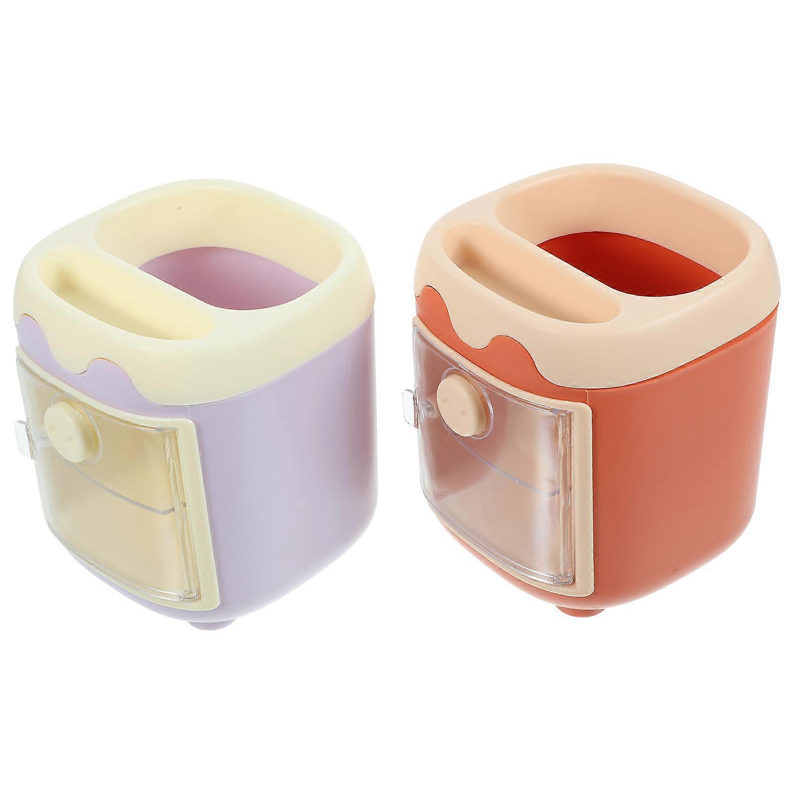 Convenient Pen Holder Desktop Organizer in Multi Color Made of PP Material for Storage Use