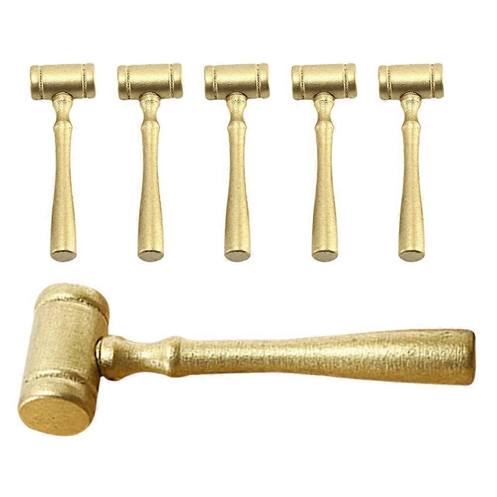 Wooden Hammer Toy for Playing Made from Lotus Wood 6 Pieces